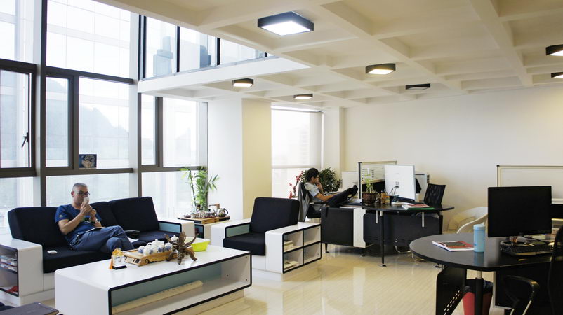 开放式办公环境